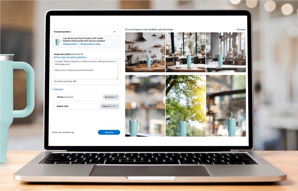 Image Generator ของเครื่องมือ Amazon AI ช่วยให้ผู้ขายสร้างรูปภาพสินค้าที่น่าสนใจได้อย่างง่ายดาย