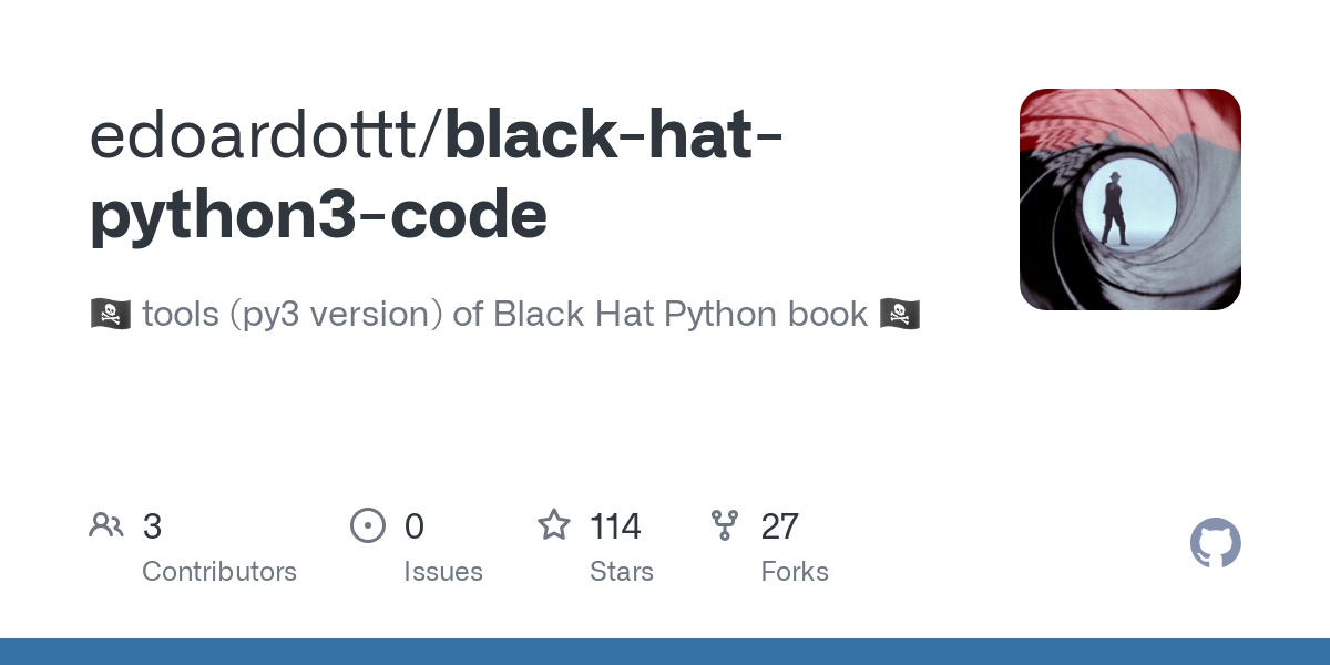 black hat python3 code