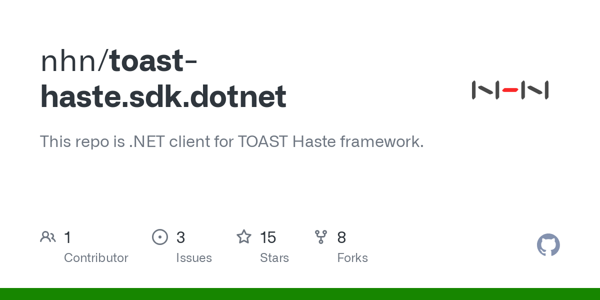 toast haste.sdk.dotnet