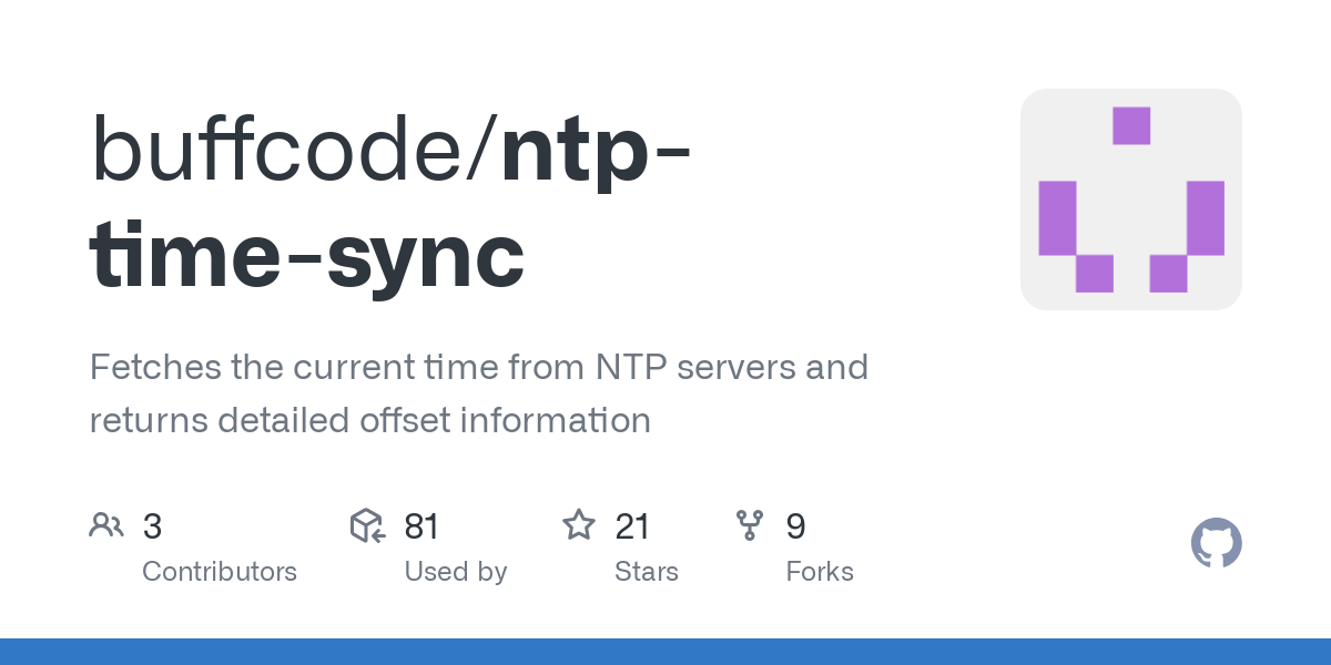 ntp time sync