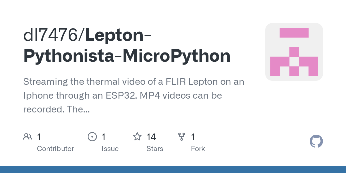 Lepton Pythonista MicroPython