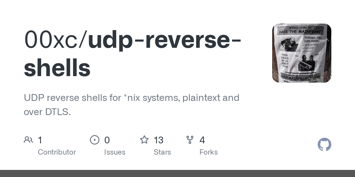 udp reverse shells