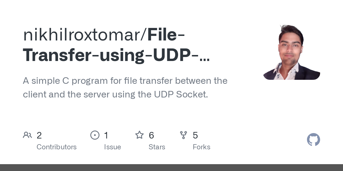 File Transfer using UDP Socket in C