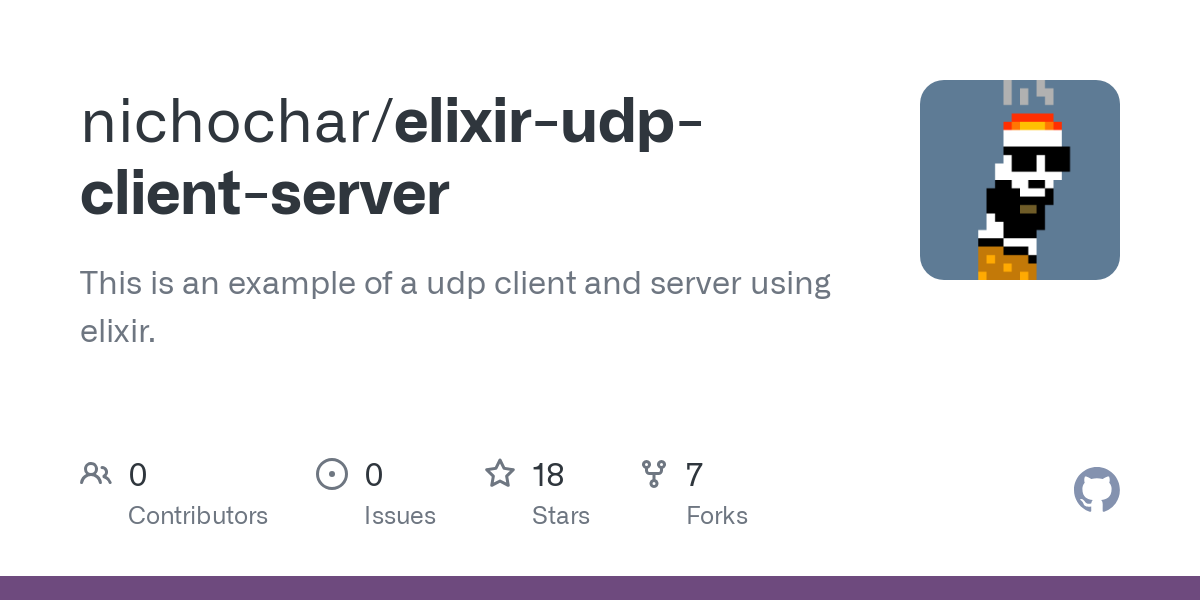 elixir udp client server