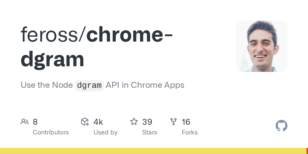 chrome dgram