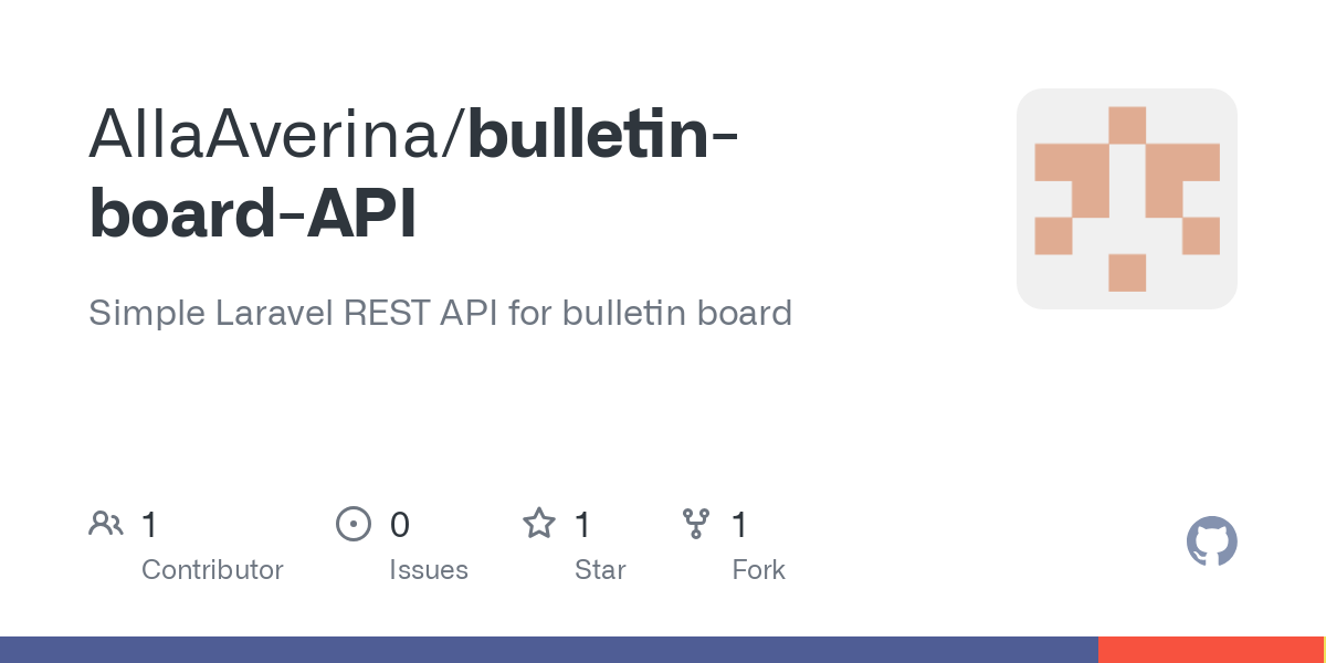 bulletin board API