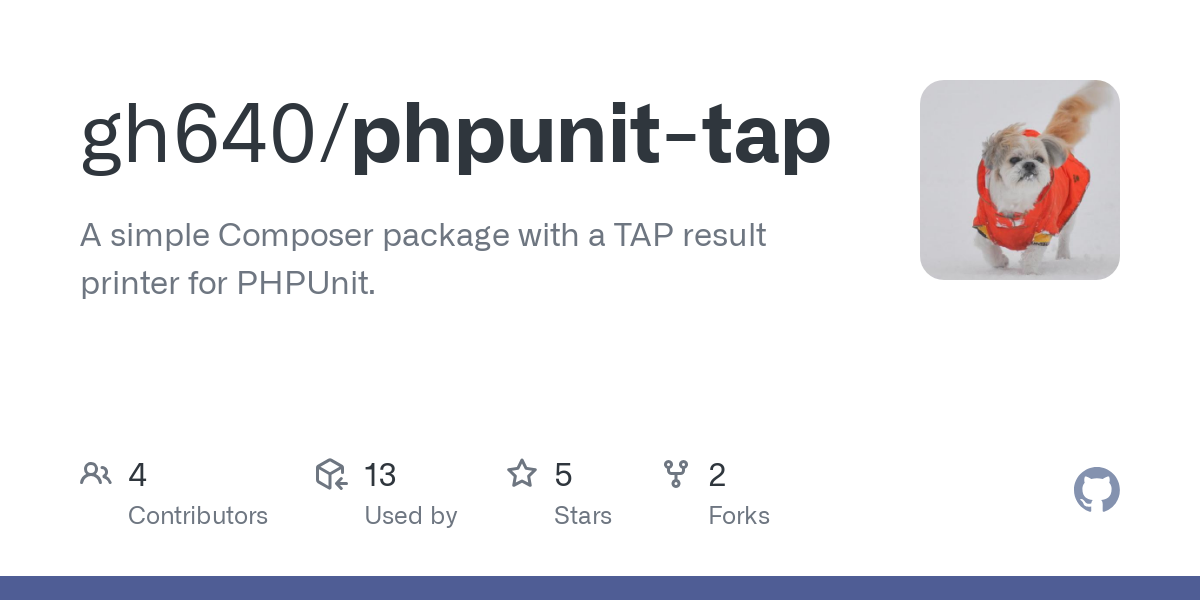 phpunit tap