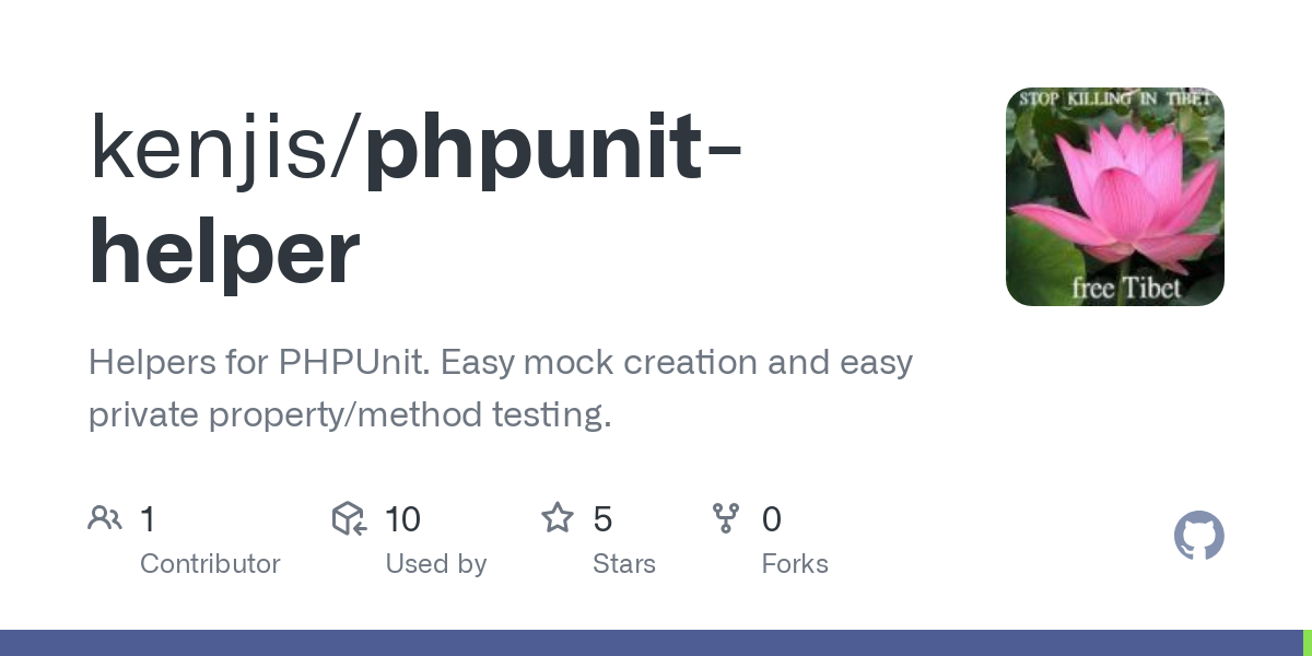 phpunit helper