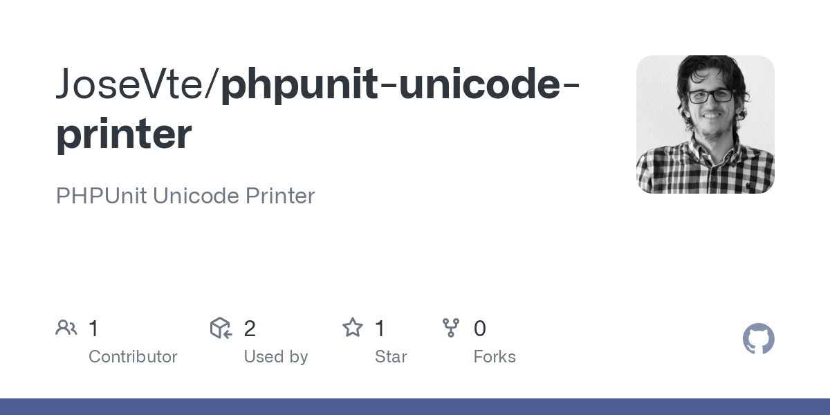 phpunit unicode printer