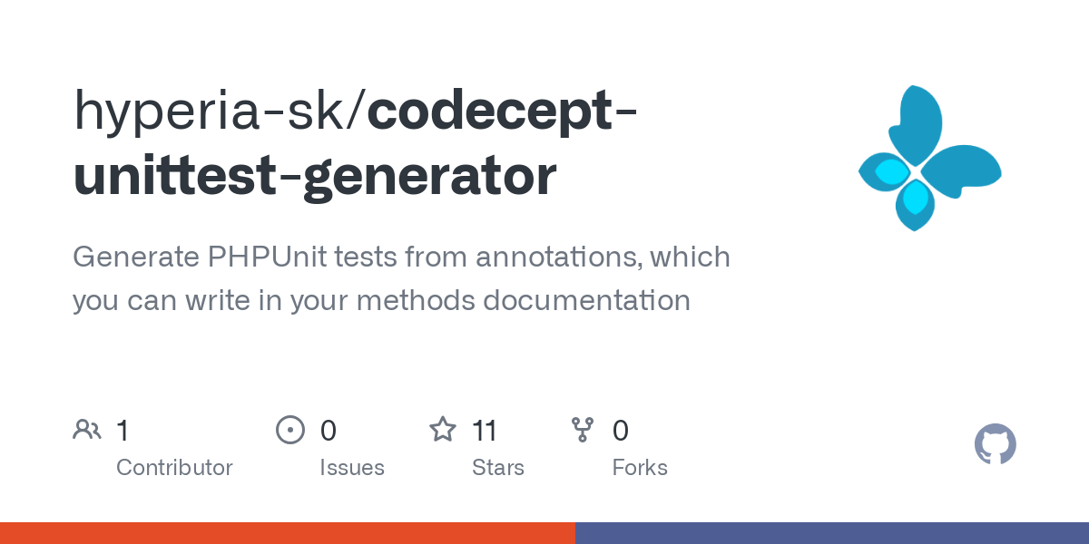 codecept unittest generator