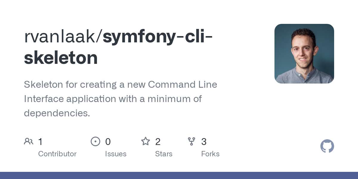 symfony cli skeleton