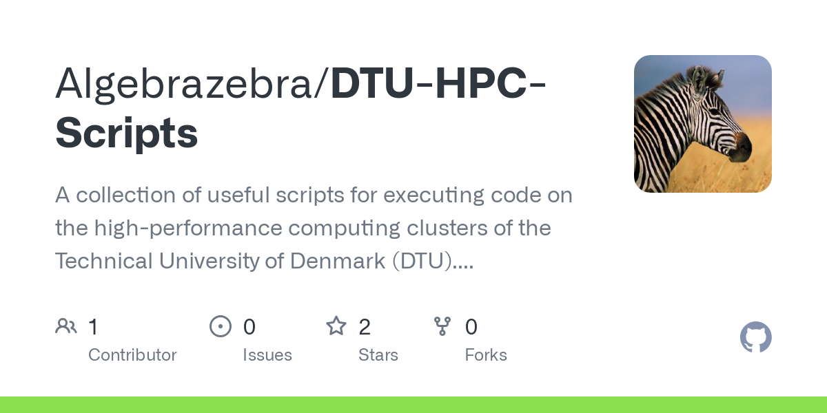 DTU HPC Scripts