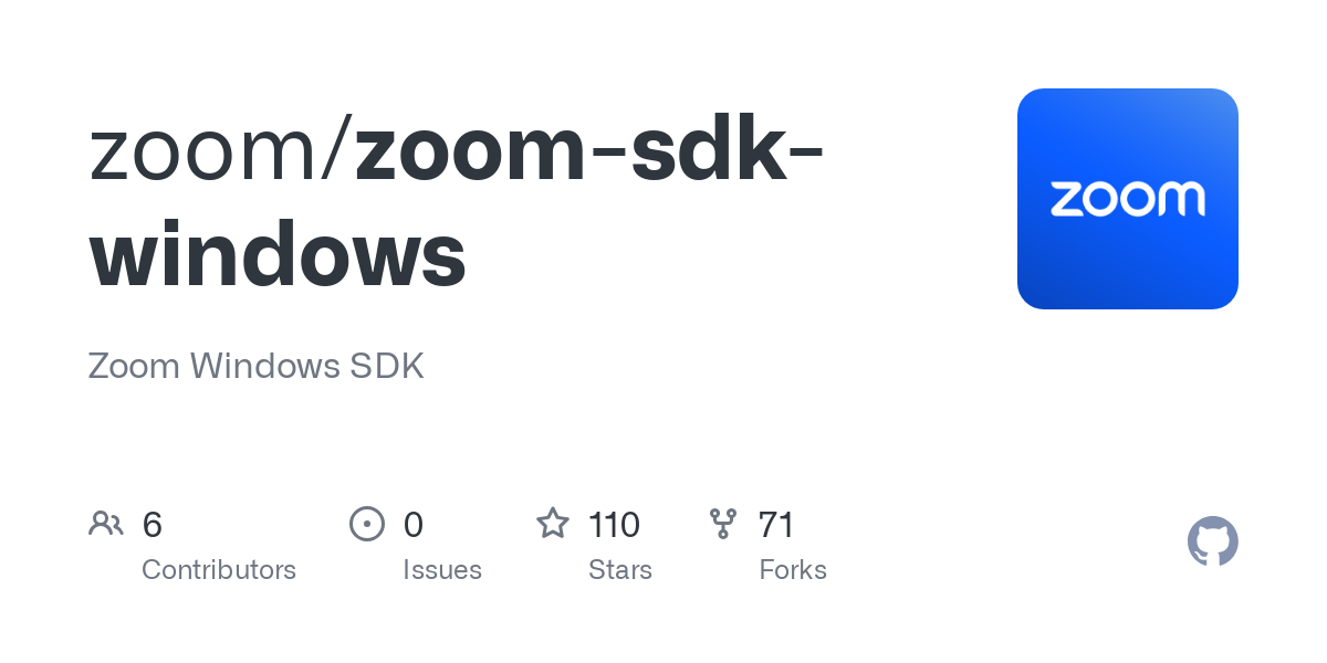 zoom sdk windows