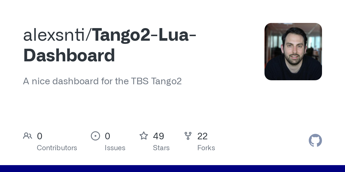 Tango2 Lua Dashboard