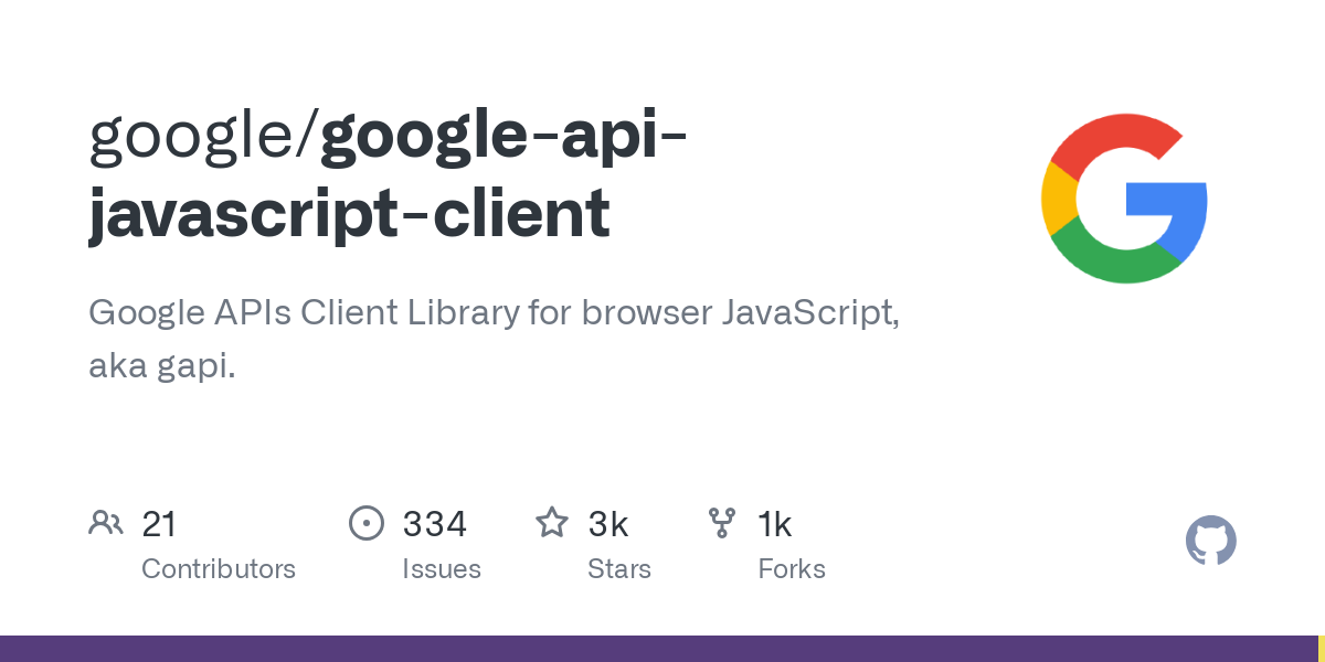 google api javascript client