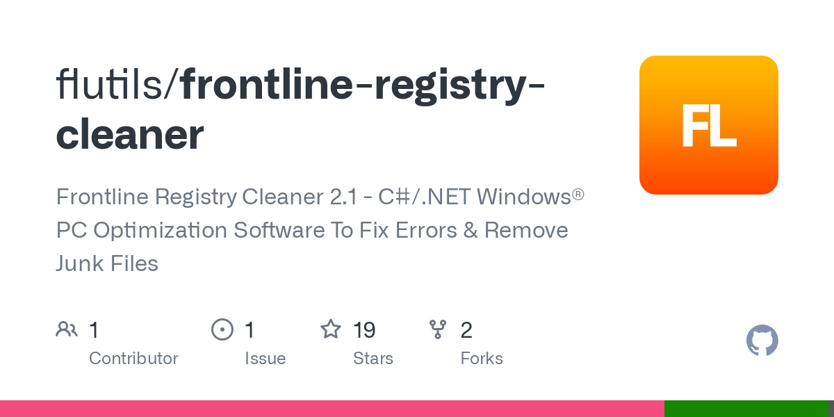 frontline registry cleaner