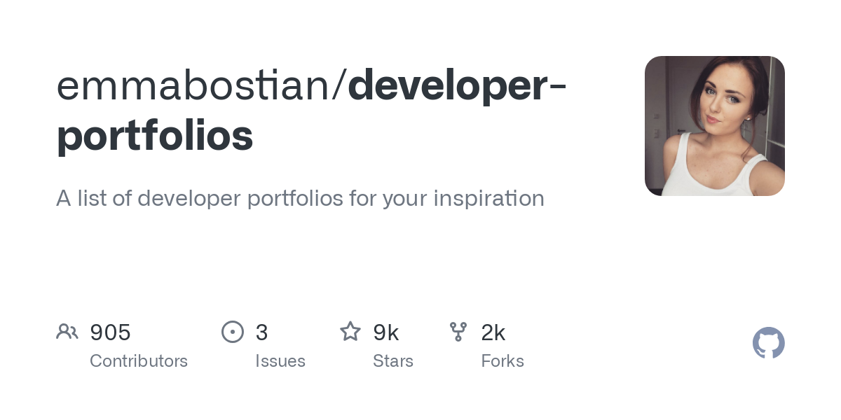 developer portfolios