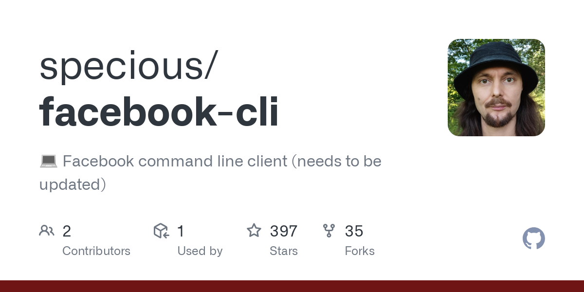 facebook cli