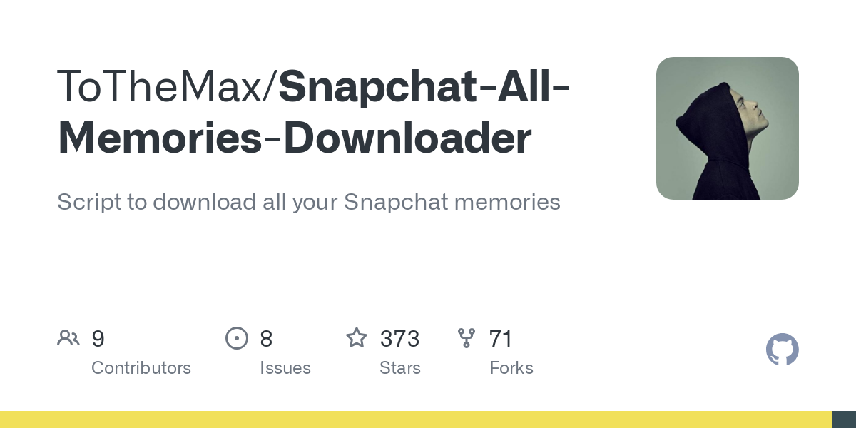 Snapchat All Memories Downloader