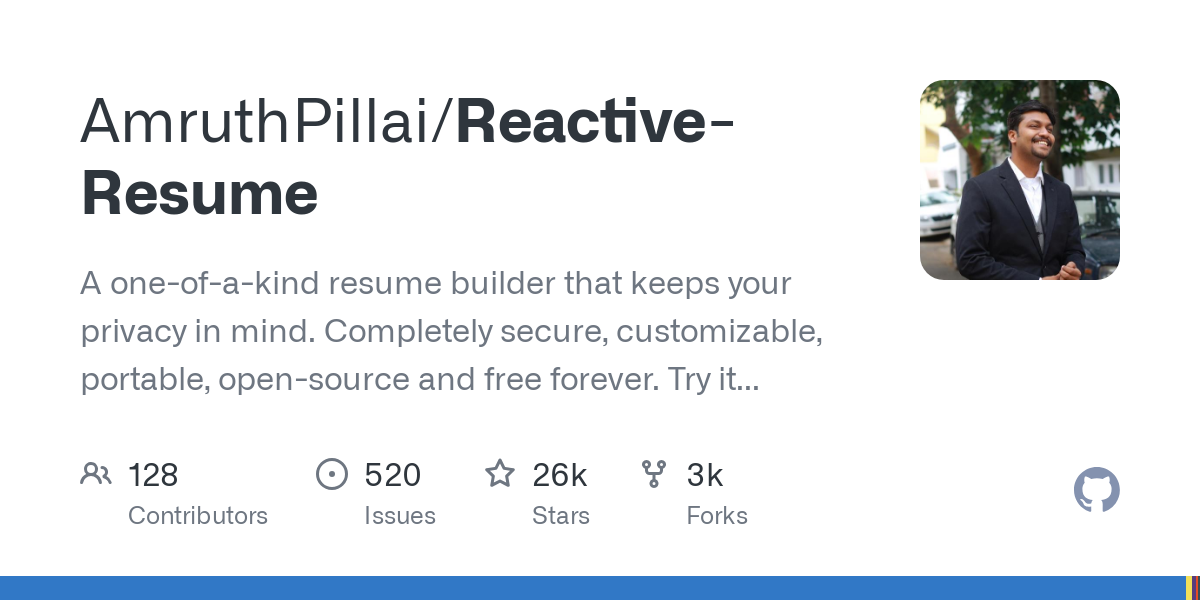 Reactive Resume