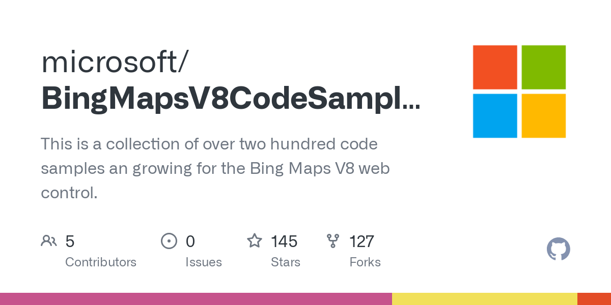 BingMapsV8CodeSamples