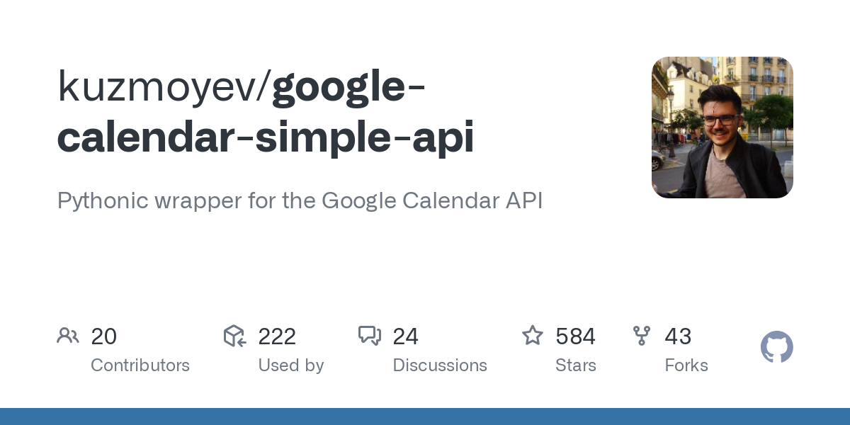 google calendar simple api