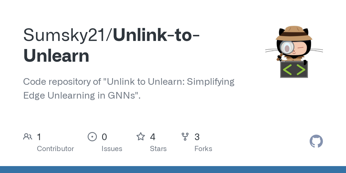 Unlink to Unlearn