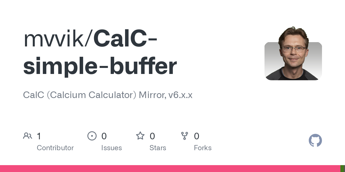 CalC simple buffer