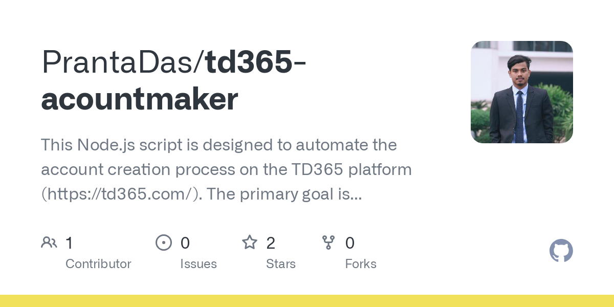 td365 acountmaker