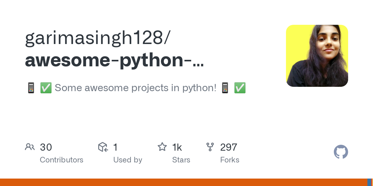 awesome python projects