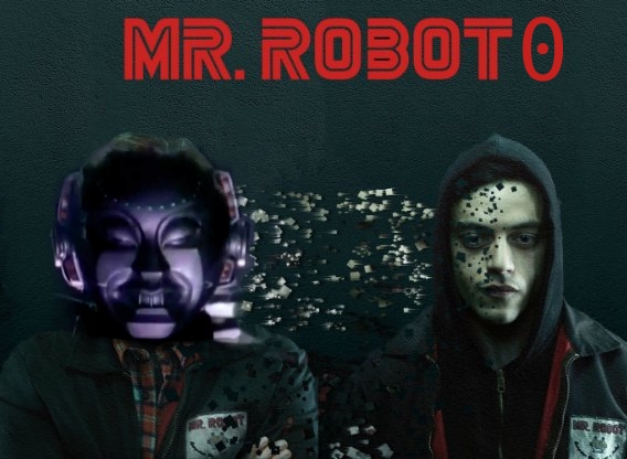 รูปภาพของ Mr Robot และ Mr Roboto ผสมกัน