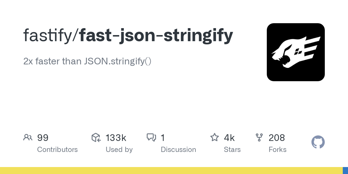 fast json stringify