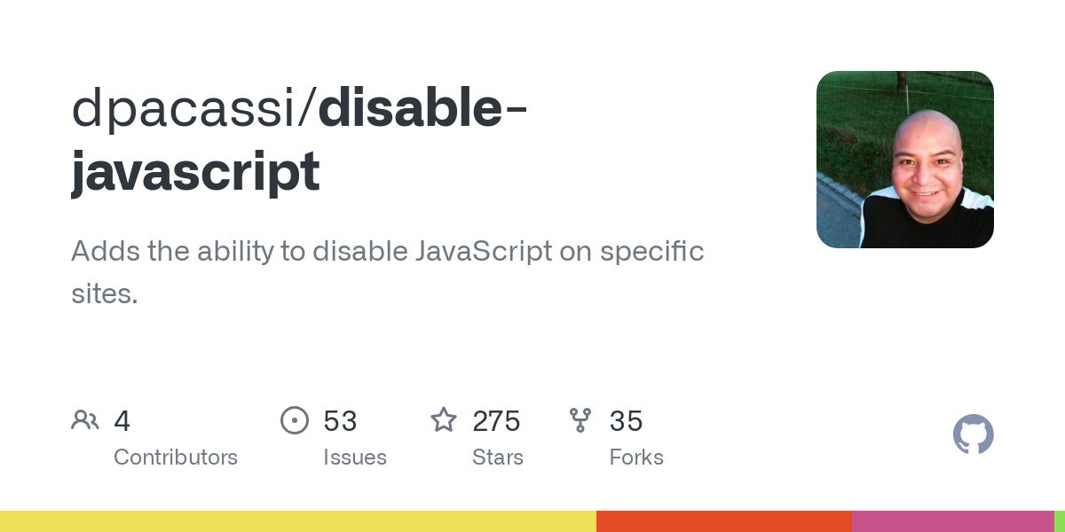 disable javascript