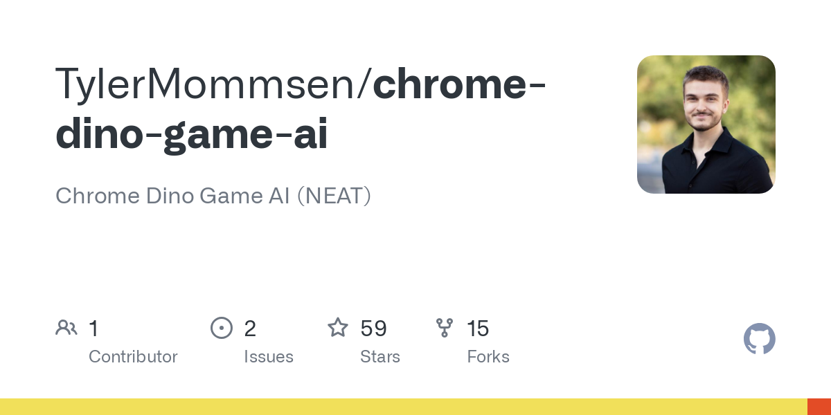 chrome dino game ai