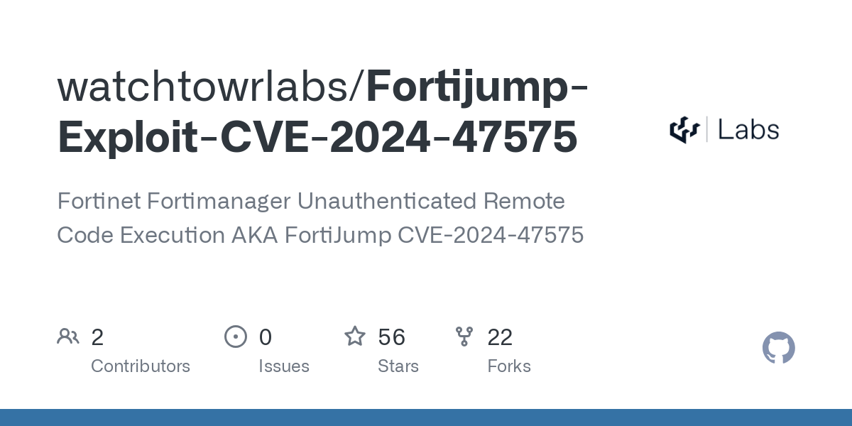 Fortijump Exploit CVE 2024 47575