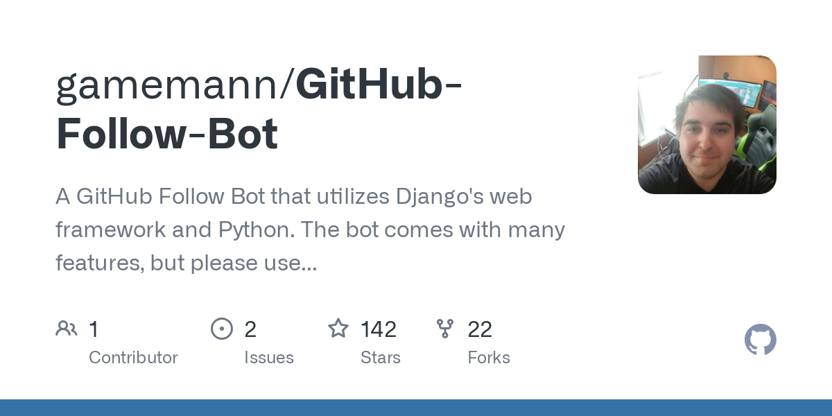 GitHub Follow Bot