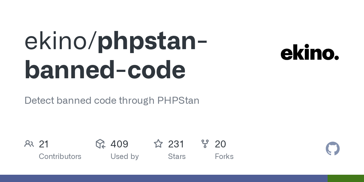 phpstan banned code