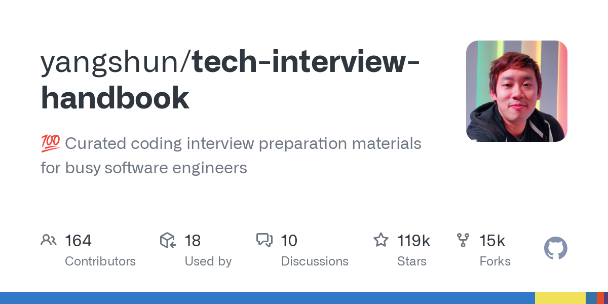 tech interview handbook