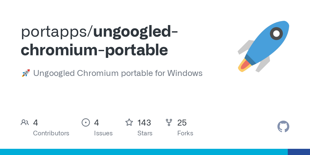 ungoogled chromium portable