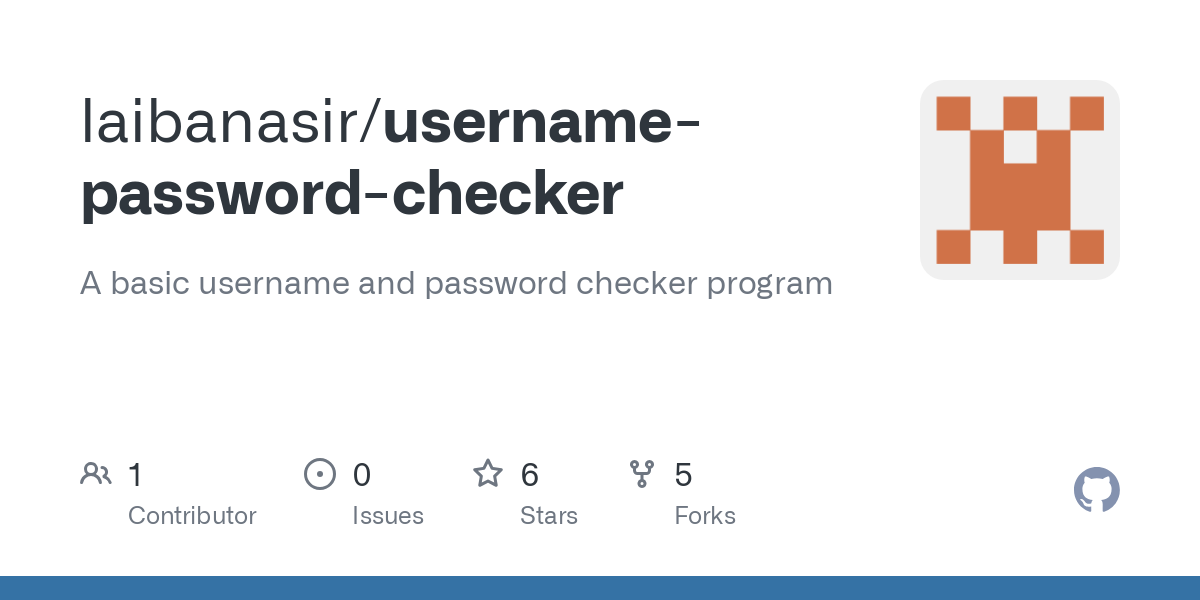 username password checker