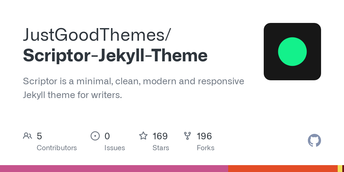 Scriptor Jekyll Theme