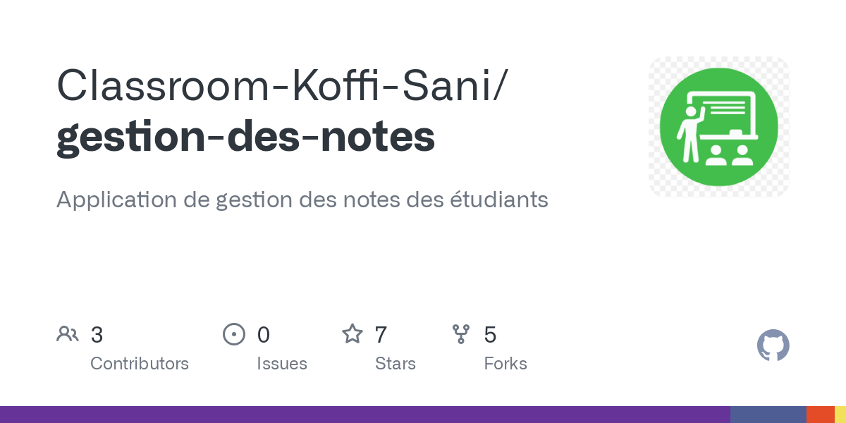 gestion des notes