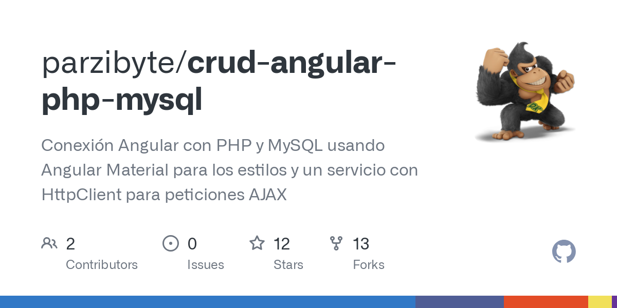 crud angular php mysql