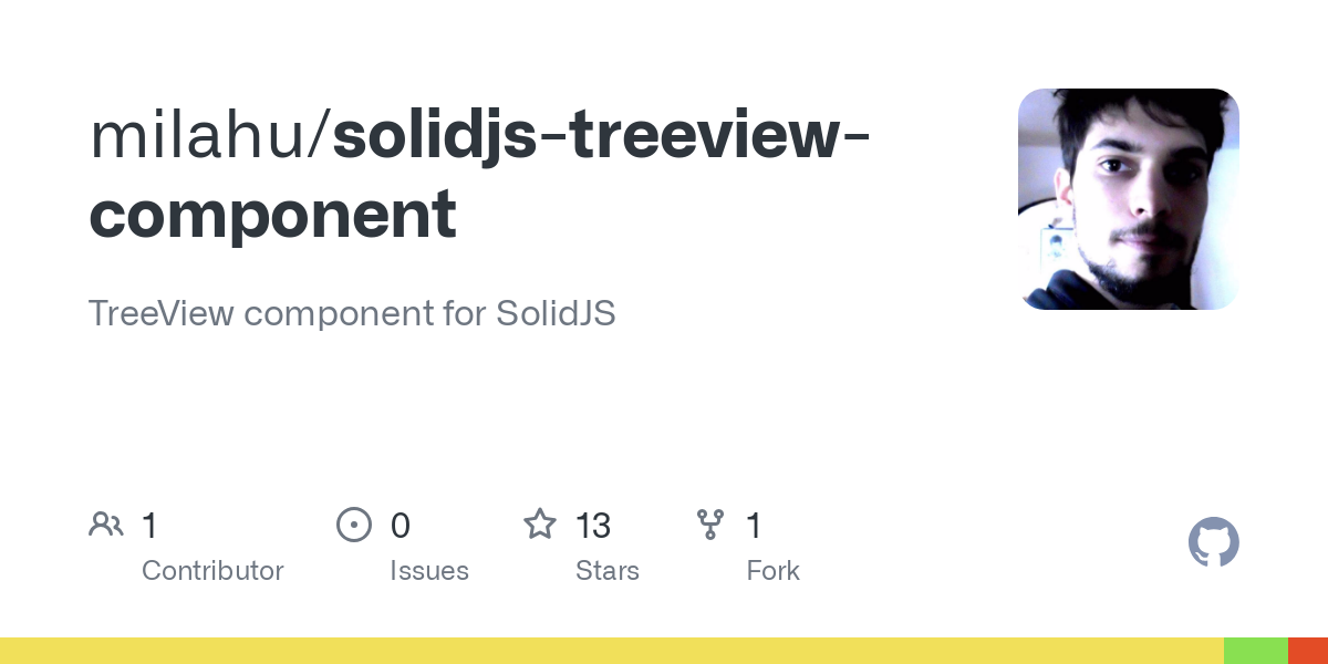 solidjs treeview component