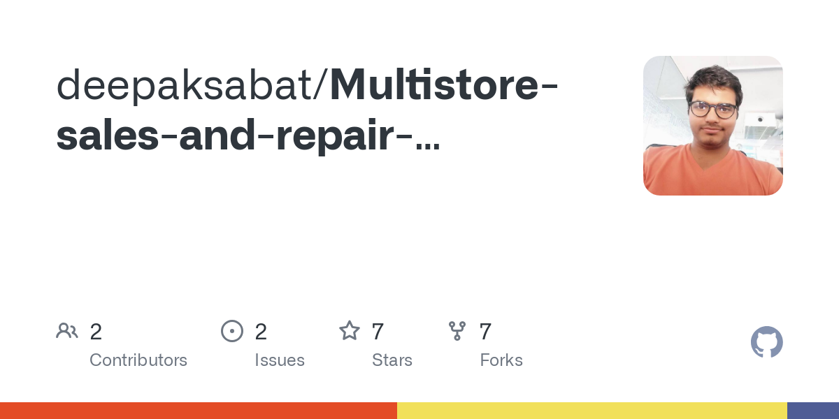 Multistore sales and repair tracking system