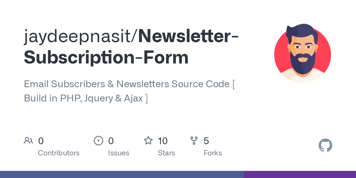 Newsletter Subscription Form