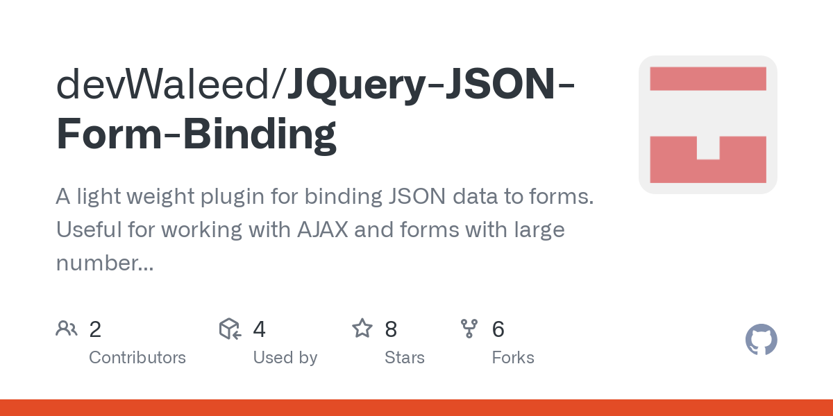 JQuery JSON Form Binding