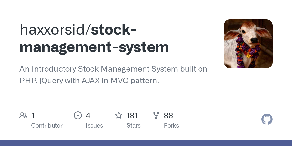 stock management system