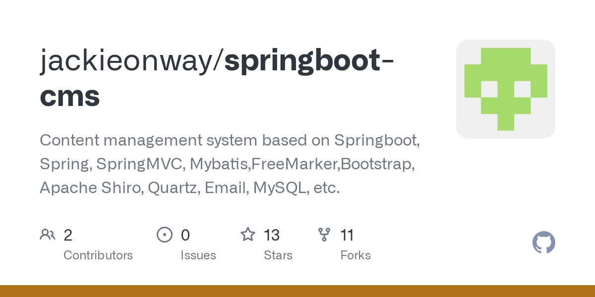 springboot cms