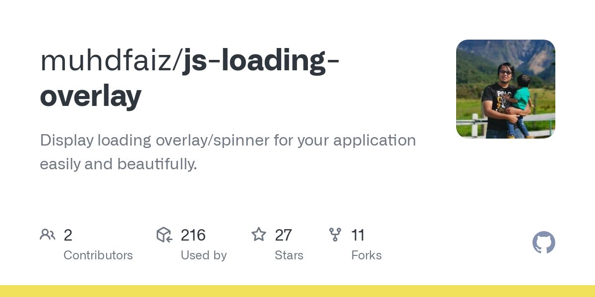 js loading overlay